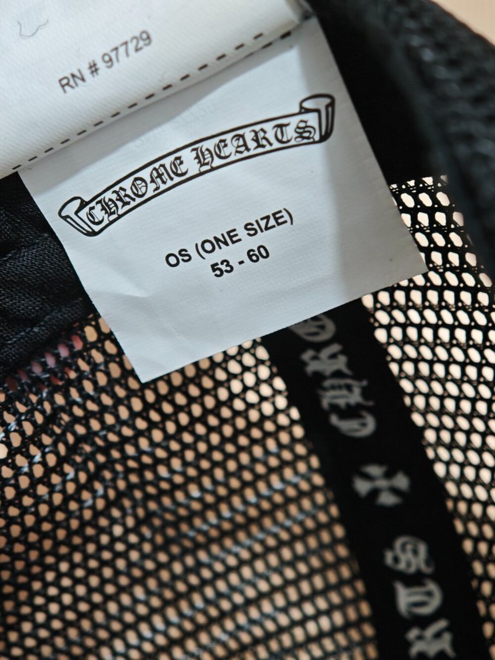 Chrome Hearts Black White Trucker Hat - Picture 10 of 10